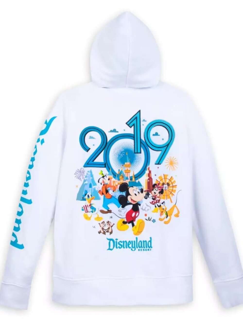 Disney Mickey Mouse and Friends Zip-Up Hoodie for Women – Disneyland 2019 Large